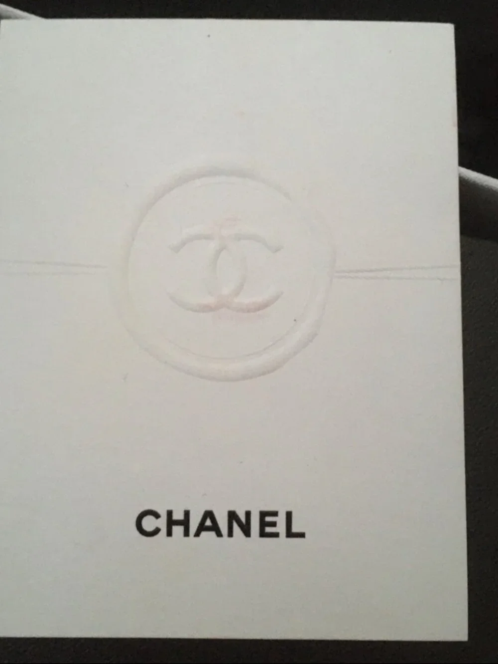 4 chanel boxes dust bag, booklet, card, etc